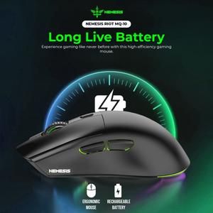 NYK NEMESIS RIOT MQ10 MOUSE WIRELESS DUAL MODE RECHARGEABLE FREE DOCKING CHARGER_4