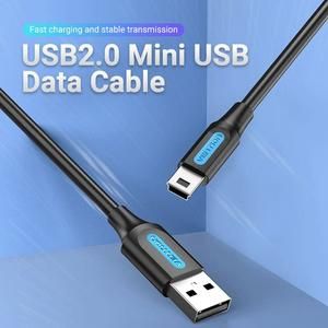 Vention Kabel Data 5 Pin Mini USB 2.0 / Kabel USB A 2.0 to Mini USB Type B_2