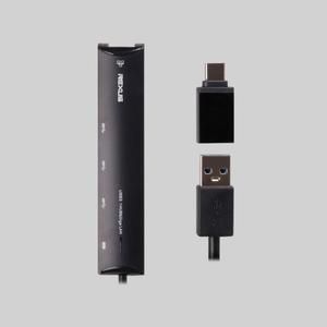 Rexus USB Hub 3.1 H345 4 Port + LAN RJ45 GigaBit + Converter Type C_2