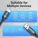 VENTION Kabel USB to Hardisk Male Black PVC Type 0.5M - Kabel Harddisk_2