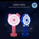 Kipas Angin Genggam Karakter LED Handy Mini Fan Portable Doraemon HK_2