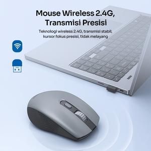 Mouse Wireless ROBOT M370 /M 370 2.4GHz Silent Klik Optical 3200DPI_3