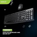 Keyboard & Mouse Robot KM3100 Portable Mini Wireless Set Combo-KM3100_3