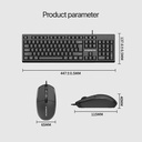 KEYBOARD MOUSE MONSTER KM1 Monster KM-1 Office Wired_5