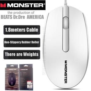 MOUSE MONSTER KM1 ERGONOMIC Wired Mouse USB AIRMARS KM-1 MOUSE_2