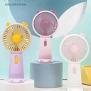 Kipas Angin Genggam Karakter LED Handy Mini Fan Portable Happy Funny_2