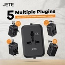 JETE CN1 Universal Travel Adaptor Dual USB Charger Adapter USA/EU/UK - CN 1_2