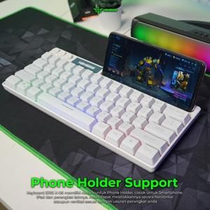 Keyboard mini RGB with stand holder NYK Nemesis ERIS K-06 K06_3