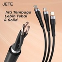Charger JETE CX7C / C-X7C Kabel 3in1 Fast Charging (USB to Micro, Type C, Lightn_2