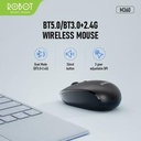 Robot Mouse Wireless & Bluetooth M 360 5.0 Dual Mode M360 Silent Klik_2