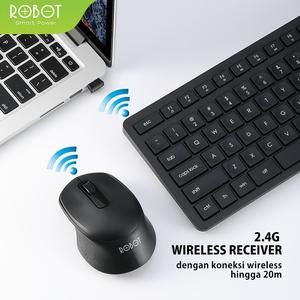 Keyboard Mouse ROBOT KM4000 KM-4000 Wireless Keymouse_2