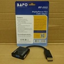 Bafo Converter BF-3332 Display Port to VGA "BAFO" BF3332 DP to VGA_2