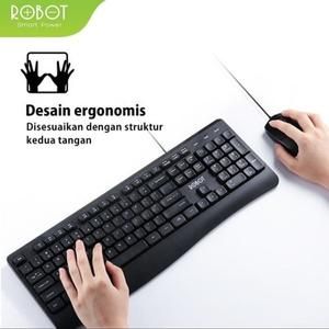 Robot KM2600 KM-2600 Keyboard & Mouse Combo Wired Robot_3