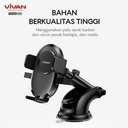 VIVAN CHS12 / CHS-12 Car Holder Dudukan HP Universal Rotasi Auto Lock_2