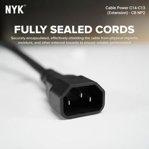 Kabel Power Extension NYK 2 Meter CB NP2 Copper High Quality C13 C14 - Perpanjan_3