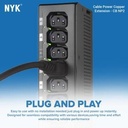Kabel Power Extension NYK 2 Meter CB NP2 Copper High Quality C13 C14 - Perpanjan_4