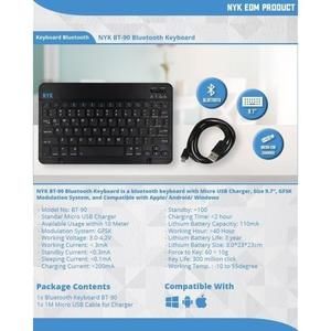 Keyboard Bluetooth Mini NYK BT90 BT-90 / Keyboard Wireless_3