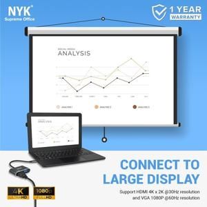Converter Kabel TypeC 2in1 (HDMI+VGA) NYK CC21_3