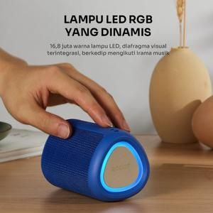 ROBOT Speaker RB120 / RB-120 Bluetooth 5.3 RGB Waterproof IPX4 1200mAH Portable_4