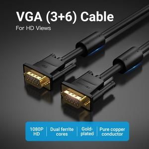 VENTION KABEL VGA PREMIUM GOLD PLATED 3+9 15M 20M 25M 30M CABLE VGA MALE VENTION_3