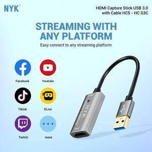 HDMI VIDEO CAPTURE 4K FULL HD USB 3.0 NYK HC5 / HC-5_2