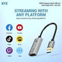 HDMI VIDEO CAPTURE 4K FULL HD USB 3.0 NYK HC5 / HC-5_2