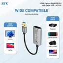 HDMI VIDEO CAPTURE 4K FULL HD USB 3.0 NYK HC5 / HC-5_3