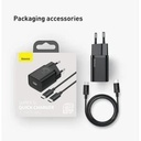 Baseus SuperSi Adaptor 25W USB-C with Kabel USB-C to C Super Si Fast Charging_3