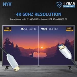 Kabel HDMI Fiber Optic NYK UHD 2160 4K High Quality_3