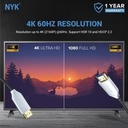 Kabel HDMI Fiber Optic NYK UHD 2160 4K High Quality_3