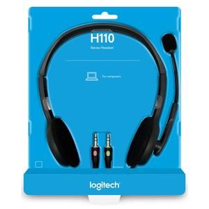 Logitech H110 / H-110 Headset Logitech Stereo Single Jack 3.5mm_4