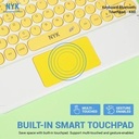 NYK K-60 Keyboard Bluetooth Slim Mini Touchpad NYK K60 (with trackpad)_2