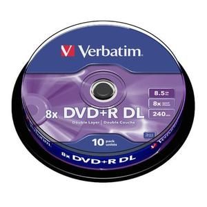DVD-R VERBATIM DOUBLE LAYER 16X SPEED PACK ISI 50 1 CONE DVDR VERBATIM_3