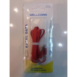 Kabel Data Wellcome 1.5 Meter Usb Lightning 1.5M Ecer Kabel Flat IP_2