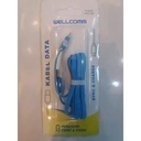Kabel Data Wellcome 1.5 Meter Usb Lightning 1.5M Ecer Kabel Flat IP_3