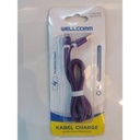 Kabel Data Wellcome 2IN1 Usb Micro - Lightning / IP Ecer Kabel Flat 1M_3