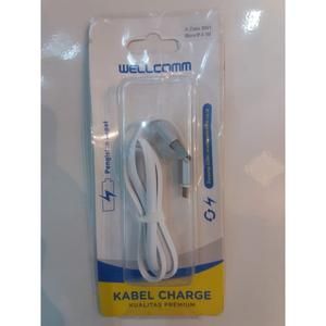 Kabel Data Wellcome 2IN1 Usb Micro - Lightning / IP Ecer Kabel Flat 1M_4