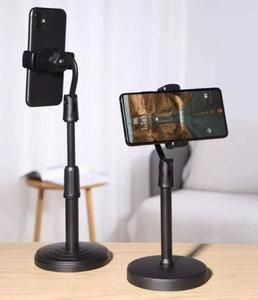 Microphone Stand Live Zoom Tripod Handphone all tipe Holder Tik tok_2