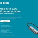 Dlink DUB-E2255 / D-Link Type C to Gigabit Ethernet Adapter with Power Delivery _4