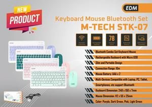 M-Tech STK07 Bluetooth Combo Keyboard Mouse STK-07 Wireless_5