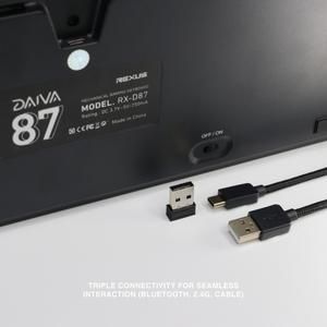 Keyboard REXUS DAIVA RX-D87 / RXD87 South Facing LED Triple Connection_5