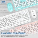 NYK Mouse Keyboard Combo K-10 WIreless Silent K10_4