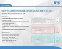 NYK Mouse Keyboard Combo K-10 WIreless Silent K10_5