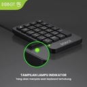 ROBOT Keyboard Numerik RK-01 / RK01 Wired Numeric Keypad Black_5