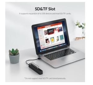 ORICO USB HUB TWU2-6AST USB 2.0 HUB 3/6 PORT + CARD READER_3