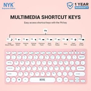 NYK Mouse Keyboard Combo K-20 WIreless Membrane K20_4