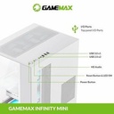 Casing Gamemax Infinity Mini ITX PC Gaming Case with 2 Tempered Glass_4