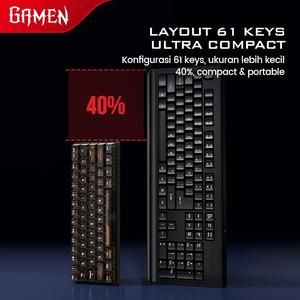 GAMEN Keyboard Titan Evo Mechanical Keyboard RGB Light Wireless_3