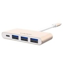 VIVAN USB HUB TYPE-C KE USB 3.0 VIVAN VTC-3U1C 3 PORT TYPE C TO USB_3