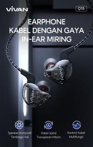 VIVAN Q15 HEADSET WIRED Q-15 STYLE EARPHONE BASS CLEAR AUDIO QUALITY_2